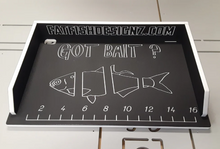 Load image into Gallery viewer, Fat Fish Designz 12x18 Cutting Board Got Bait Logo