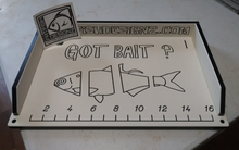 Load image into Gallery viewer, Fat Fish Designz 12x18 Cutting Board Got Bait Logo