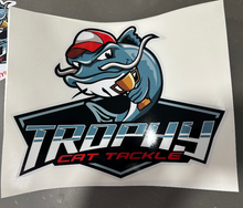 Load image into Gallery viewer, Trophy Cat Tackle Stickers and Decals