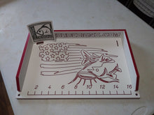 Load image into Gallery viewer, Cutting Board w/ Freedom Fish Design (ruler optional)