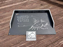 Load image into Gallery viewer, Cutting Board w/ Freedom Fish Design (ruler optional)