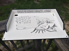 Load image into Gallery viewer, Cutting Board w/ Freedom Fish Design (ruler optional)