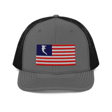 Load image into Gallery viewer, Flag Embroidered RWB (Snapback)