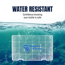 Load image into Gallery viewer, Reaction Tackle Basic Tackle Tray- Affordable, Lightweight Design with 2 Secure Clips