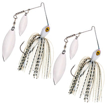 Load image into Gallery viewer, Reaction Tackle Tungsten Spinnerbait Jigs – 2-Pack, Double Willow Blade - New