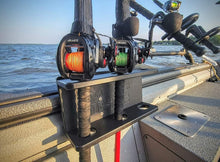 Load image into Gallery viewer, Short Stack Vertical Fishing Rod Holder 3 or 4 rod (with or w/o track mount)