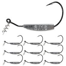 Load image into Gallery viewer, Reaction Tackle Lead Weighted Swimbait Hooks (10-PACK)