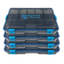 Load image into Gallery viewer, Reaction Tackle Standard Tackle Tray- Sturdy and Waterproof with 4 Reliable Clips
