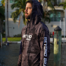 Load image into Gallery viewer, Long Sleeve Hooded Performance Fishing Shirt