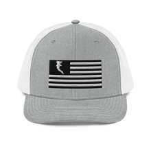 Load image into Gallery viewer, Flag Embroidered BnW (Snapback)