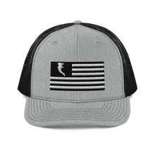 Load image into Gallery viewer, Flag Embroidered BnW (Snapback)