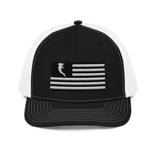 Load image into Gallery viewer, Flag Embroidered BnW (Snapback)