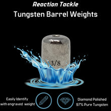 Load image into Gallery viewer, Reaction Tackle Tungsten Barrel Weights