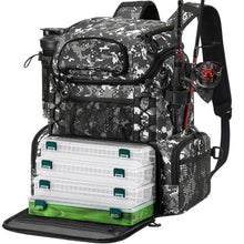 Load image into Gallery viewer, Piscifun Large Tackle Bag w/ 4 Tackle Boxes