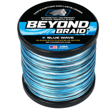 Load image into Gallery viewer, Beyond Braid Blue Wave 300-2000 Yard Spools