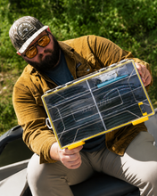 Load image into Gallery viewer, Beyond Braid Beyond Fishing DryLock Waterproof Tackle Box, Watertight 3600 & 3700 Tackle Trays with Dual-Latch Seal, Adjustable Removable Dividers & Anti-Rust Desiccant, Lure & Terminal Tackle Organizer