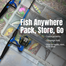 Load image into Gallery viewer, Reaction Tackle Fishing Rod and Spinning Reel Combo – Predator Pro - NEW