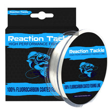 Load image into Gallery viewer, Reaction Tackle Fluorocarbon Coated Fishing Line