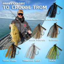 Load image into Gallery viewer, Reaction Tackle Lead Football Jigs 3-Pack - New