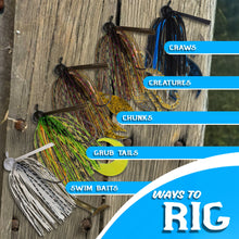 Load image into Gallery viewer, Reaction Tackle Lead Football Jigs 3-Pack - New