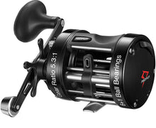 Load image into Gallery viewer, PISCIFUN® CHAOS XS 5000 Black Round Baitcasting Reel