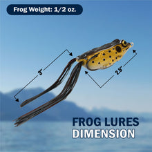 Load image into Gallery viewer, Reaction Tackle 2.5" Hollow Body Frogs / 2-Pack