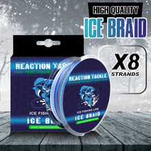 Load image into Gallery viewer, Reaction Tackle Ice Fishing Braided line - 8 Strand