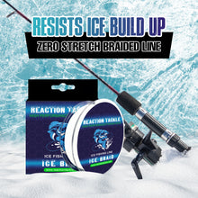 Load image into Gallery viewer, Reaction Tackle Ice Fishing Braided line - 8 Strand