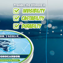 Load image into Gallery viewer, Reaction Tackle Ice Fluorocarbon Fishing Line or Leader