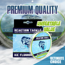 Load image into Gallery viewer, Reaction Tackle Ice Fluorocarbon Fishing Line or Leader