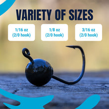 Load image into Gallery viewer, Reaction Tackle Lead Wacky Jigs- 10-PACK- Ultra Sharp - New