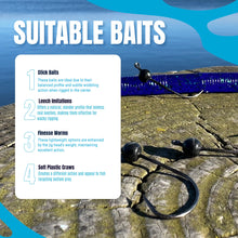 Load image into Gallery viewer, Reaction Tackle Lead Wacky Jigs- 10-PACK- Ultra Sharp - New