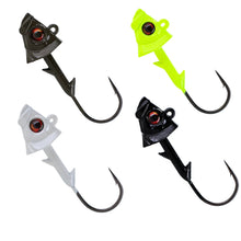 Load image into Gallery viewer, Reaction Tackle Lead Fish Head Jigs - 5-PACK - New