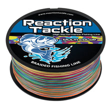 Load image into Gallery viewer, Reaction Tackle Braided Fishing Line - Multi-Color