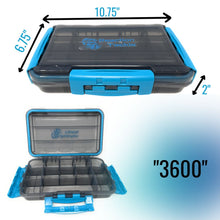 Load image into Gallery viewer, Reaction Tackle Premium Tackle Tray- High Performance and Waterproof with 3 Resilient Clips