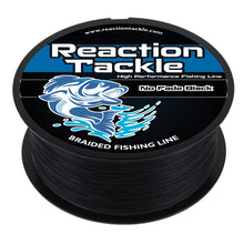 Load image into Gallery viewer, Reaction Tackle Braided Fishing Line - NO FADE Black