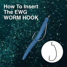 Load image into Gallery viewer, Reaction Tackle Offset EWG Worm Hooks (25-Pack)