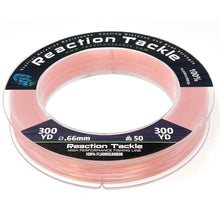 Load image into Gallery viewer, Reaction Tackle 100% Pure Fluorocarbon Fishing Line