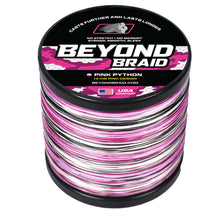 Load image into Gallery viewer, Beyond Braid Pink Python Hi-Vis Braid
