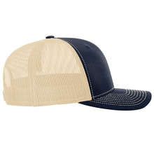 Load image into Gallery viewer, Rectangle Logo (Navy/Khaki) Snapback