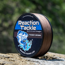 Load image into Gallery viewer, Reaction Tackle Braided Fishing Line - Timber Brown - NEW