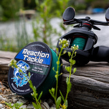 Load image into Gallery viewer, Reaction Tackle Braided Fishing Line - NO FADE Moss Green - NEW