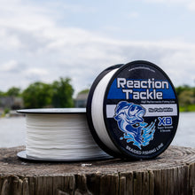 Load image into Gallery viewer, Reaction Tackle X8 Braided Fishing Line - NO FADE White 8 Strand - NEW