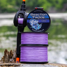 Load image into Gallery viewer, Reaction Tackle Braided Fishing Line - Purple - NEW