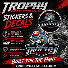Load image into Gallery viewer, Trophy Cat Tackle Stickers and Decals