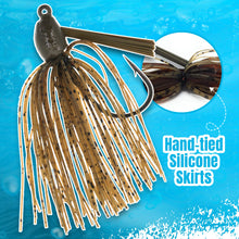 Load image into Gallery viewer, Reaction Tackle Lead Swim Jigs – Premium Weedless Bass Fishing Lures- 3 Pack - New