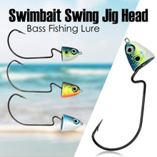 Load image into Gallery viewer, Reaction Tackle Tungsten Swing/ Swimbait Jig Heads
