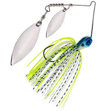 Load image into Gallery viewer, Reaction Tackle Tungsten Spinnerbait Jigs – 2-Pack, Double Willow Blade - New