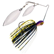 Load image into Gallery viewer, Reaction Tackle Tungsten Spinnerbait Jigs – 2-Pack, Double Willow Blade - New