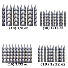 Load image into Gallery viewer, Reaction Tackle Tungsten Nail Weights/ Insert Sinkers